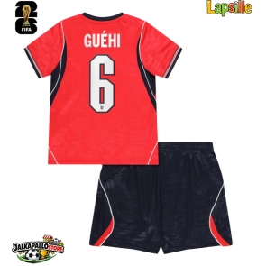 Englanti Marc Guehi #6 Vieraspaita Lapsille MM-kisat 2026 Lyhythihainen (+ shortsit)